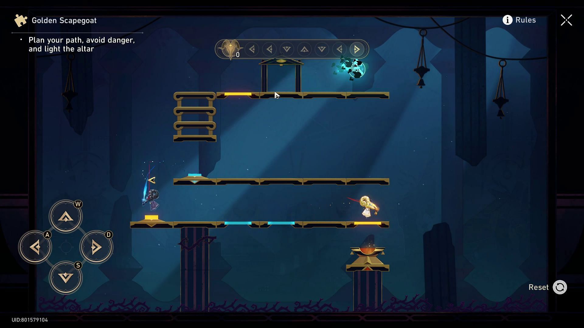 Second Golden Scapegoat puzzle solution (Image via HoYoverse)